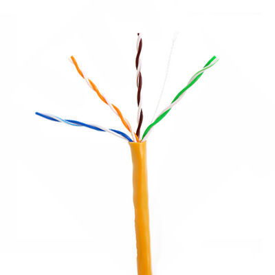 کابل Cat5e کم دود 24AWG LSZH، کابل خارجی Cat5e صفر هالوژن 305 متر