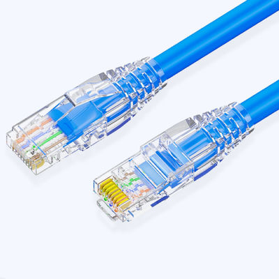 کابل اترنت Cat6 100 واتی PoE+ RJ45، کابل اترنت گیگابیتی آبی Cat6