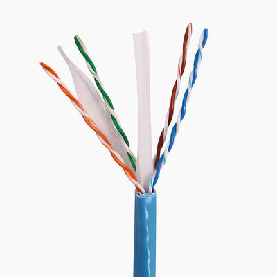 Cat6a 1000 Ft Ethernet Lan Cables 23AWG 0.58mm Solid Copper 500Mzh PVC LSZH ژاکت