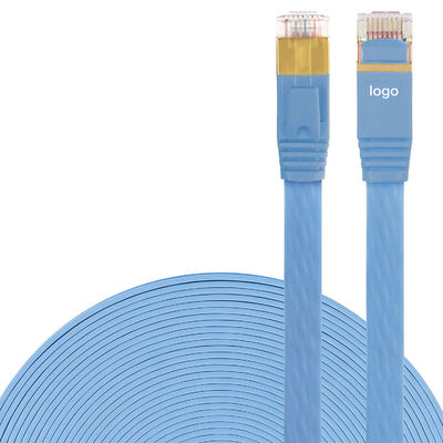 کابل اترنت تخت 600 مگاهرتز Cat 7، کابل BC آبی کاربردی Cat7 SFTP