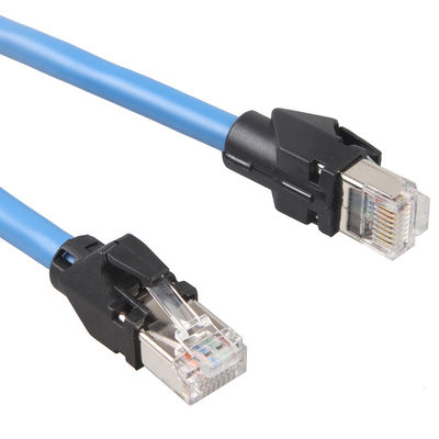 کابل اترنت Cat6a S/FTP 6 فوت RJ45 کابل شبکه کابل کشی صنعتی