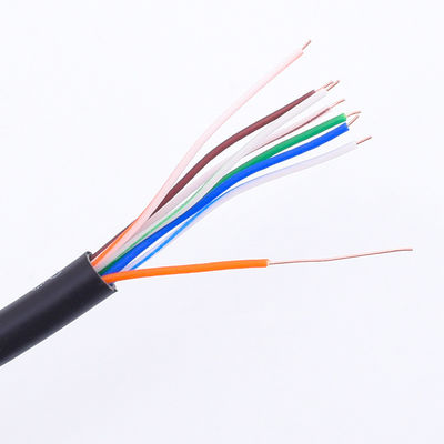 پچ بند مسی 24AWG Cat 5e , BC7/0.2 PVC ژاکت UTP Cat5e Patch Cable