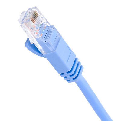 پچ بند مسی 24AWG Cat 5e , BC7/0.2 PVC ژاکت UTP Cat5e Patch Cable