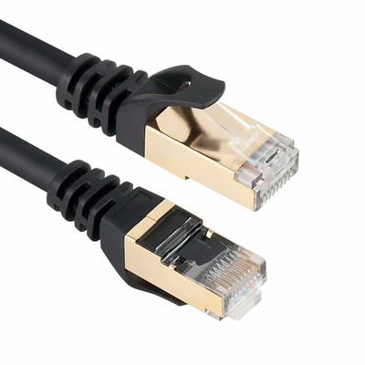 کابل پچ اترنت Cat 7 بادوام 600 مگاهرتز با سرعت بالا گیگابیت 10 گیگابیت در ثانیه