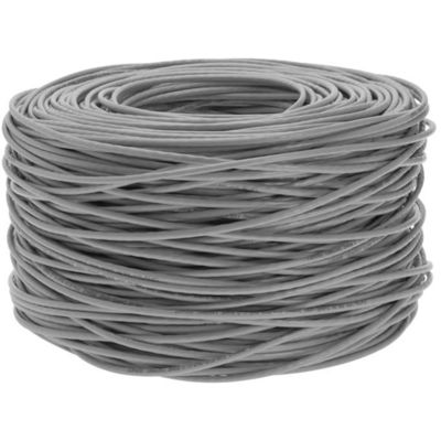 کابل اترنت ODM Cat6a 24AWG CCA، ژاکت پی وی سی 305 متر 1000 فوت 10 گیگابیت بر ثانیه