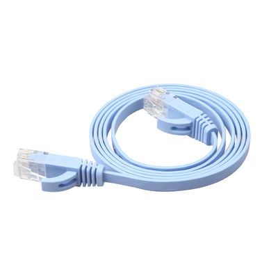 کابل اترنت مسی ثابت و تخت، بسیار نازک Cat 6 با RJ45 8P8C