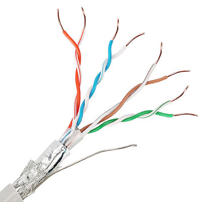 کابل شبکه دو محافظ Cat5e UTP SFTP 24AWG با سیم های رشته ای
