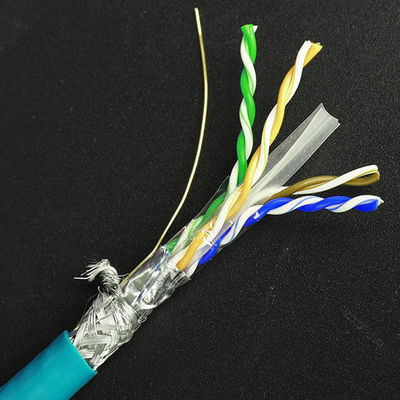 کابل محافظ LSZH 23AWG Cat6 STP SSTP مس خالص خالص با کارایی بالا