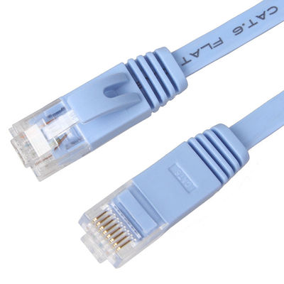 Flat Cat8 Cat7 Cat6 Patch Cord 1Gbps Solid High Speed ​​for Computer