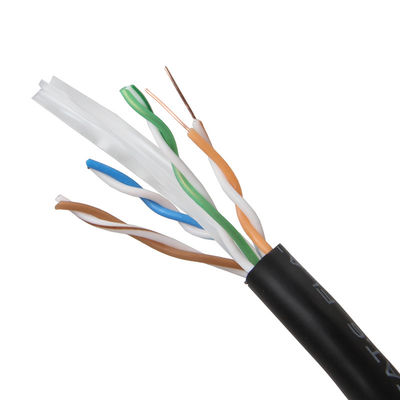 پچ سیم Black Cat6 Cat6a برای اترنت گیگابیتی 650 مگاهرتز 100 وات PoE RJ45 UTP