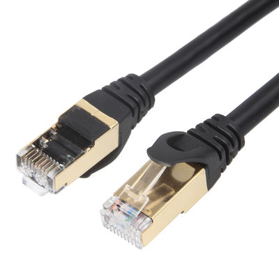 10 گیگابیت Cat6a شیلددار وصله کابل STP RJ45 100W PoE Stable