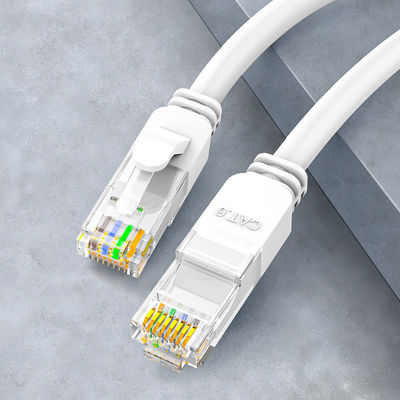 OEM 24AWG Cat6 Lan Cable Patch Cord BC7 0.2 UTP PVC ژاکت با کانکتور RJ45