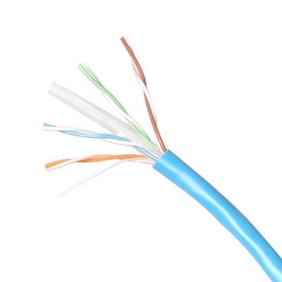 UTP 500Mhz Cat 6a کابل شبکه عایق پلی اتیلن TIA568 C.2 مس CCA هادی