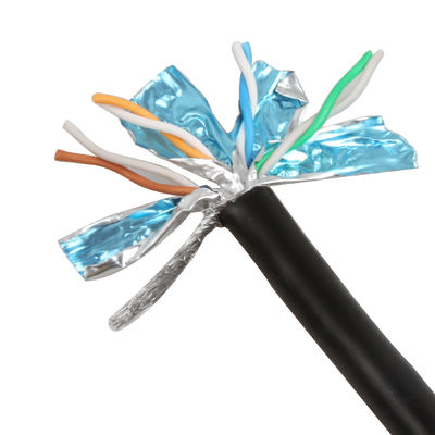 26AWG SFTP Cat7 کابل فضای باز محافظ جفت پیچ خورده کاربردی