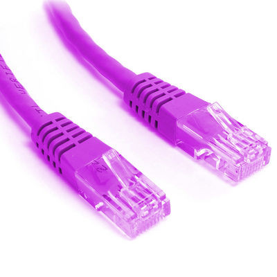 روتر مودم UTP Cat5e Patch Cord ژاکت PVC برای کنسول های تلویزیون کامپیوتر
