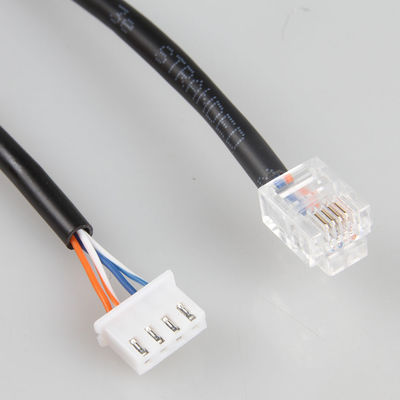 مهار سیم صنعتی پایدار CE، پچ سیم تلفن 4P RJ11 6P4C به XH2.54