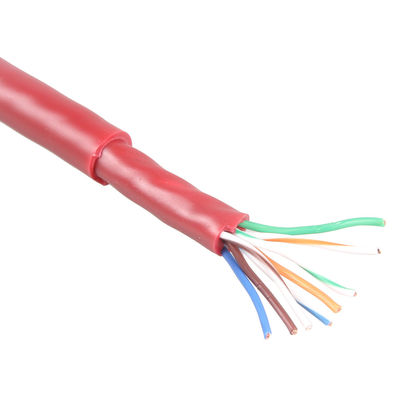 غلاف کابل اترنت فضای باز شبکه Cat6 24 AWG 24 فوت