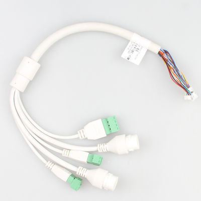 کابل شبکه دوربین اترنت مشکی RJ45+3.81 پایدار چند منظوره