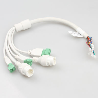 کابل شبکه دوربین اترنت مشکی RJ45+3.81 پایدار چند منظوره