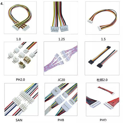 کابل مهار سیم 0.8 میلی متری 1.25 میلی متری 1 پین 2 پین 40 پین برای صنعت