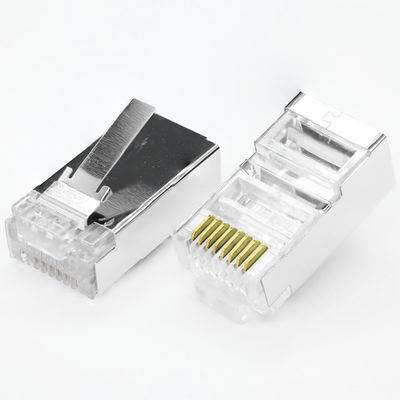 اتصالات سیم برق RJ45 Cat5e 8P8C پورت شبکه UTP FTP