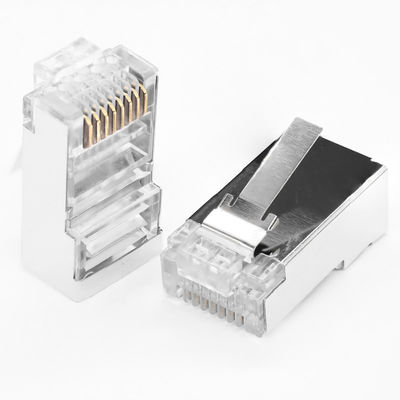 اتصالات سیم برق RJ45 Cat5e 8P8C پورت شبکه UTP FTP