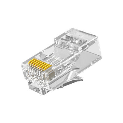 کانکتور RJ45 Cat6 کامپیوتر بادوام، کانکتور UTP محافظ CAT6 8P8C