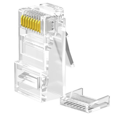 کانکتور RJ45 Cat6 کامپیوتر بادوام، کانکتور UTP محافظ CAT6 8P8C