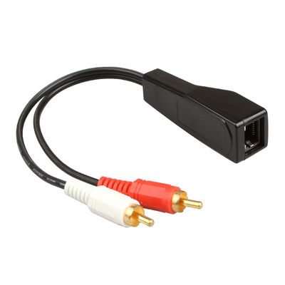 اتصال سیم سفارشی Cat7 Cat8 استریو 2 RCA به استریو 2 RCA بره مس