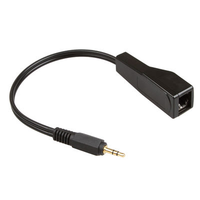 مونتاژ سیم سفارشی Cat5 Cat6 استریو 3.5 میلی متری به RJ45 اکستندر صوتی زن
