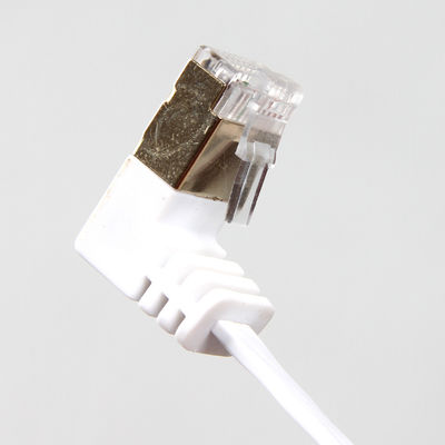 کابل OEM Cat6 Flat Patch با دوام زاویه 90 درجه تا 270 درجه