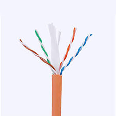 Cat6a 1000 Ft Ethernet Lan Cables 23AWG 0.58mm Solid Copper 500Mzh PVC LSZH ژاکت