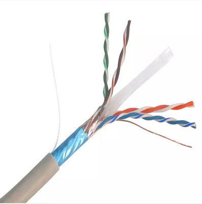 کابل های شبکه اترنت CCA Cat 6 FTP داخلی 4 جفت 305 متر با سرعت بالا