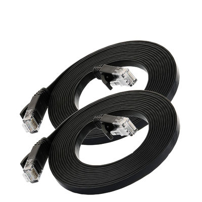 وصله کابل های تخت فوق باریک Cat6 چند منظوره با RJ45 8P8C
