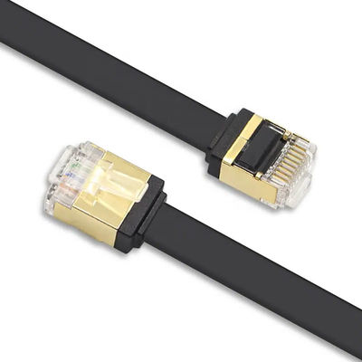 ژاکت فوق نازک RJ45 Cat7 پچ بند ناف شبکه تخت Cat5e CAT6 LSZH