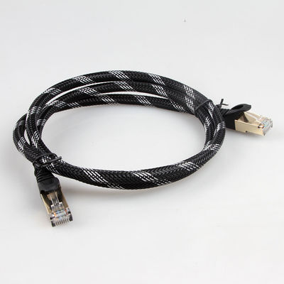کابل شبکه بافته شده 10 گیگابیت بر ثانیه، کابل RJ45 Cat 7 برای اترنت گیگابیتی