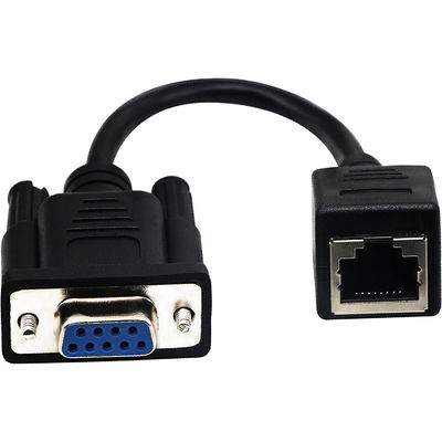 کابل Cat5 Cat6 RJ45 به RS232، مجموعه کابل اترنت صنعتی 9 پین DB9