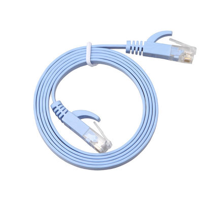 کابل وصله تخت شبکه CAT 6 آبی 0.5 متر 1 متر 2 متر تا 100 متر پهنای باند 350 مگاهرتز