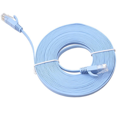 کابل وصله تخت شبکه CAT 6 آبی 0.5 متر 1 متر 2 متر تا 100 متر پهنای باند 350 مگاهرتز