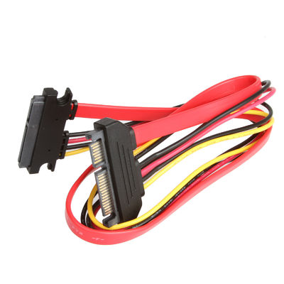 کابل پسوند پایدار SATA 3 برای هارد دیسک، مرد به زن 7+15 پین SATA 3.0 6 گیگابیت بر ثانیه