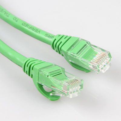 کابل شبکه سبز عملی Cat6a طول 10 متر 30 متر 50 متر UTP Shield