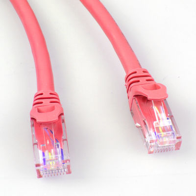 26AWG FTP UTP Cat6a پچ کورد 4 جفت رنگ قرمز چند منظوره