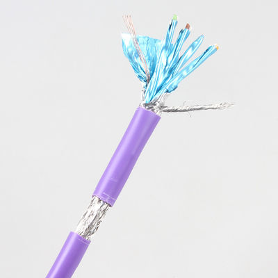 رول کابل اترنت Cat 7 Purple Practical , Cable Ethernet Cat 7 SFTP 1000FT