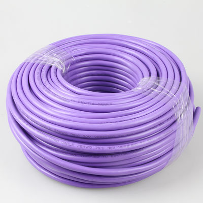 رول کابل اترنت Cat 7 Purple Practical , Cable Ethernet Cat 7 SFTP 1000FT