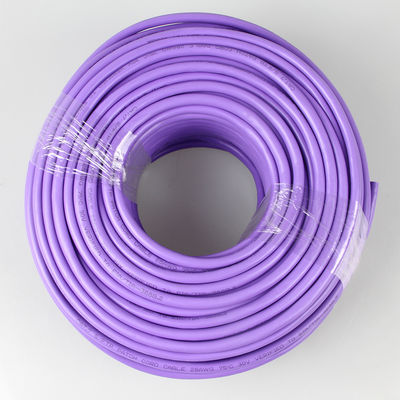 رول کابل اترنت Cat 7 Purple Practical , Cable Ethernet Cat 7 SFTP 1000FT