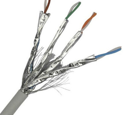 ژاکت پی وی سی اترنت Cat7 Lan کابل HDPE عایق مس لخت