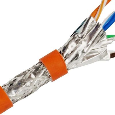 ژاکت پی وی سی اترنت Cat7 Lan کابل HDPE عایق مس لخت