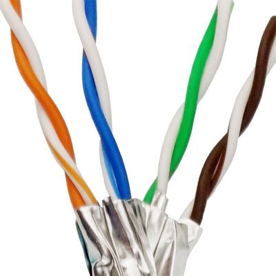 26AWG SFTP Cat7 کابل فضای باز محافظ جفت پیچ خورده کاربردی