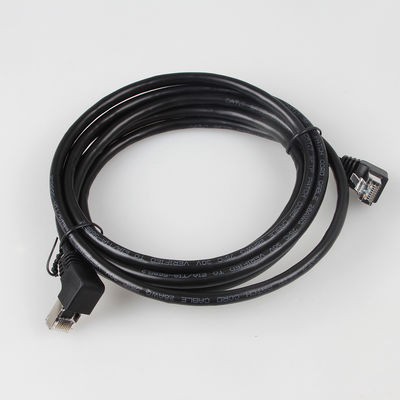 وصله سیم Cat7 پایدار OEM با زاویه 90 درجه تا 270 درجه به سمت بالا