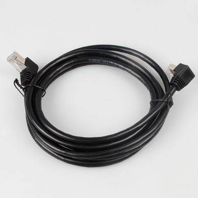 وصله سیم Cat7 پایدار OEM با زاویه 90 درجه تا 270 درجه به سمت بالا